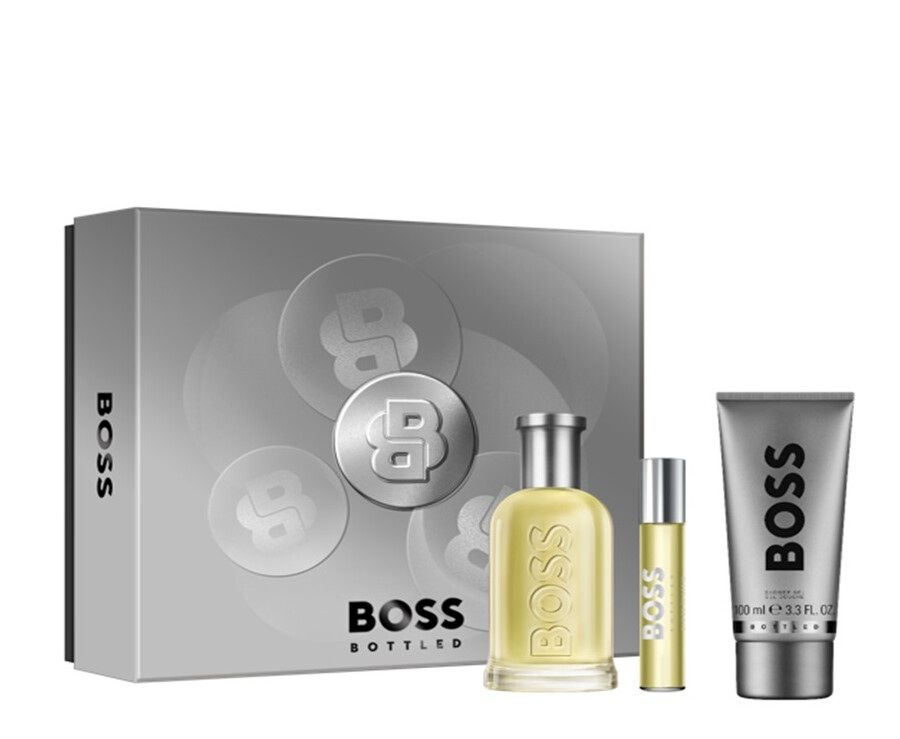 Hugo Boss Boss Bottled Set (Apa de toaleta 100ml + Apa de toaleta 10ml + Gel de dus 100ml)
