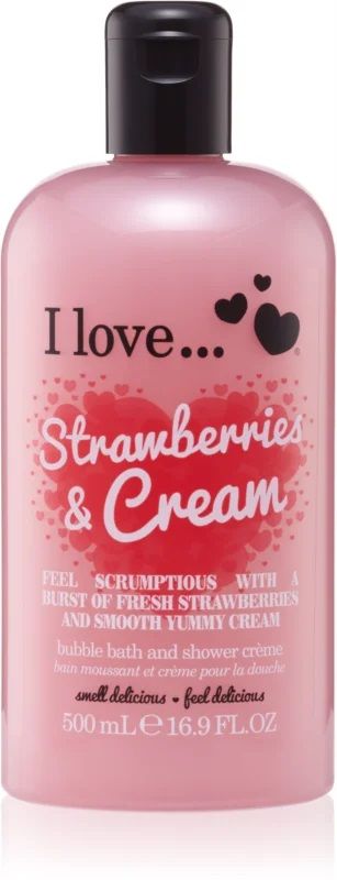 I Love Gel de Dus Crema Strawberries&Cream 500 ml