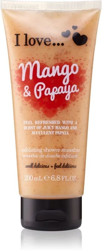 I Love Gel de Dus Exfoliant Mango&Papaya 200 ml