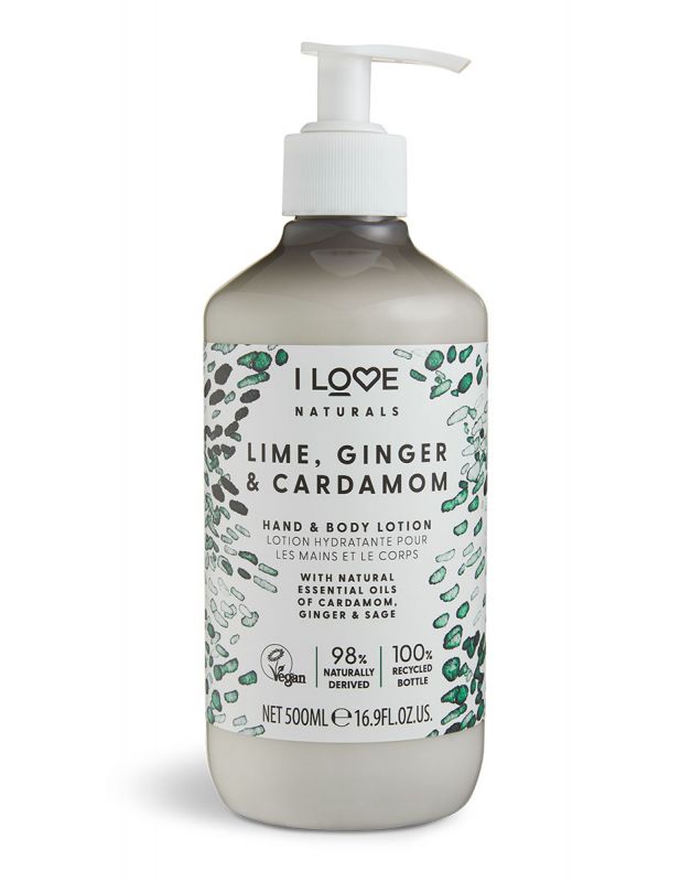 I Love Naturals Crema de Maini si Corp Bergamot&Seaweed 500ml