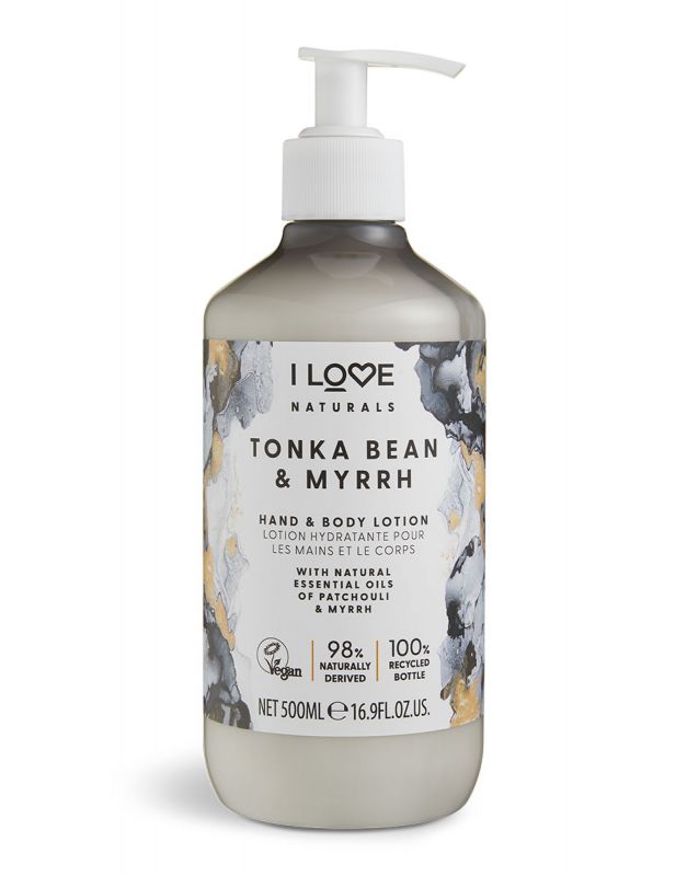 I Love Naturals Crema de Maini si Corp Bergamot&Seaweed 500ml