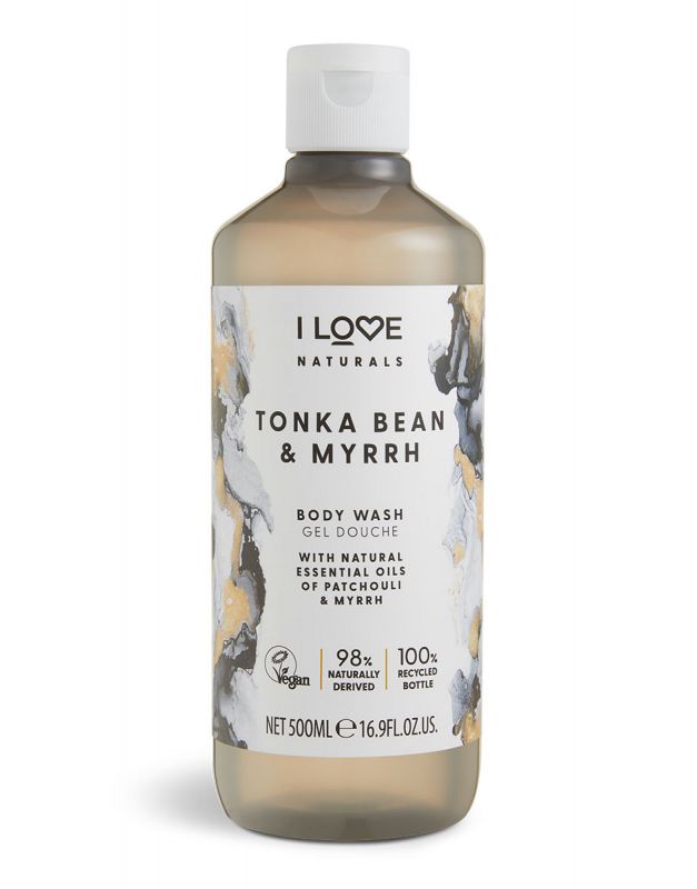 I Love Naturals Gel de Dus Tonka Bean&Myrrh 500ml