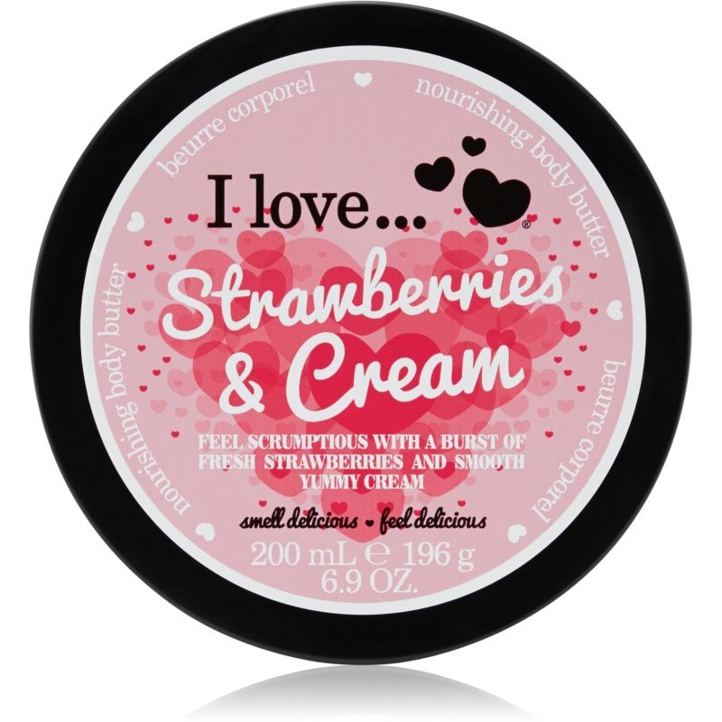 I Love Unt de corp Strawberries&Cream 200ml