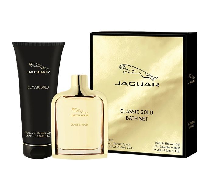 Jaguar Classic Gold Set (Apa de toaleta 100ml + Gel de dus 200ml)