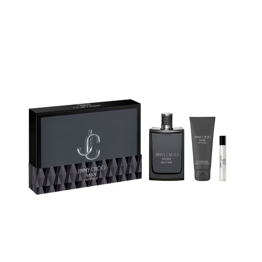 Jimmy Choo Man Intense Set (Apa de toaleta 100ml + Apa de toaleta 7.5ml + Gel de dus 100ml)