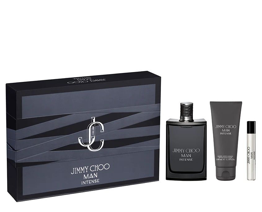 Jimmy Choo Man Intense Set (Apa de toaleta 100ml + Apa de toaleta 7.5ml + Gel de dus 100ml)