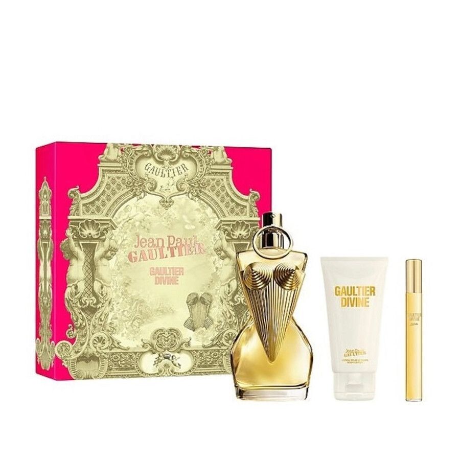 JPG Gaultier Divine Set (Apa de parfum Reincarcabila 100ml + Apa de parfum 10ml + Lotiune de corp 75ml)
