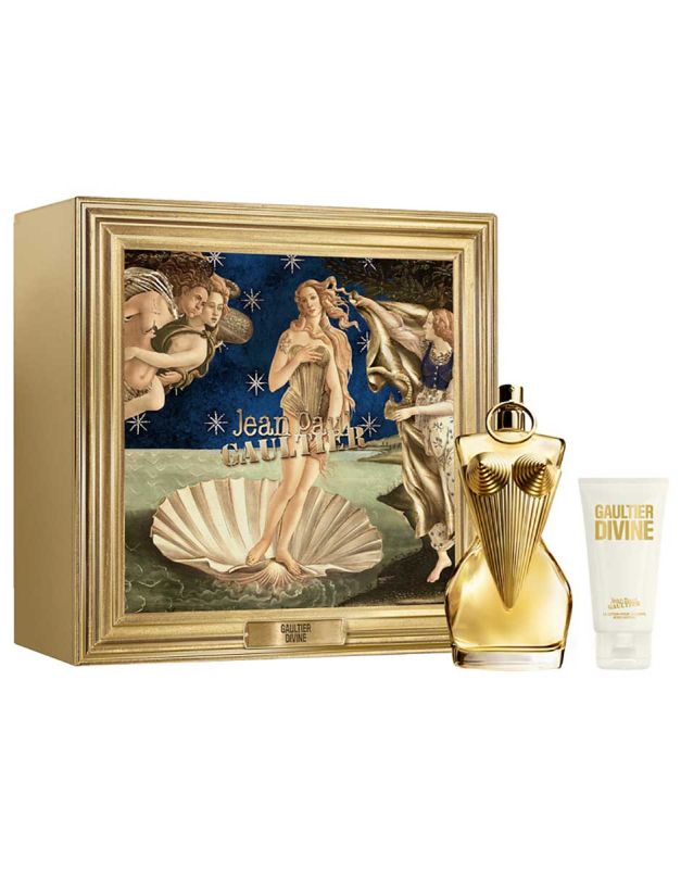 JPG Gaultier Divine Set (Apa de parfum Reincarcabila 100ml + Gel de dus 75ml)