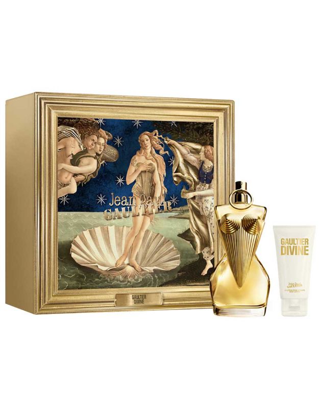 JPG Gaultier Divine Set (Apa de parfum Reincarcabila 50ml + Lotiune de corp 75ml)