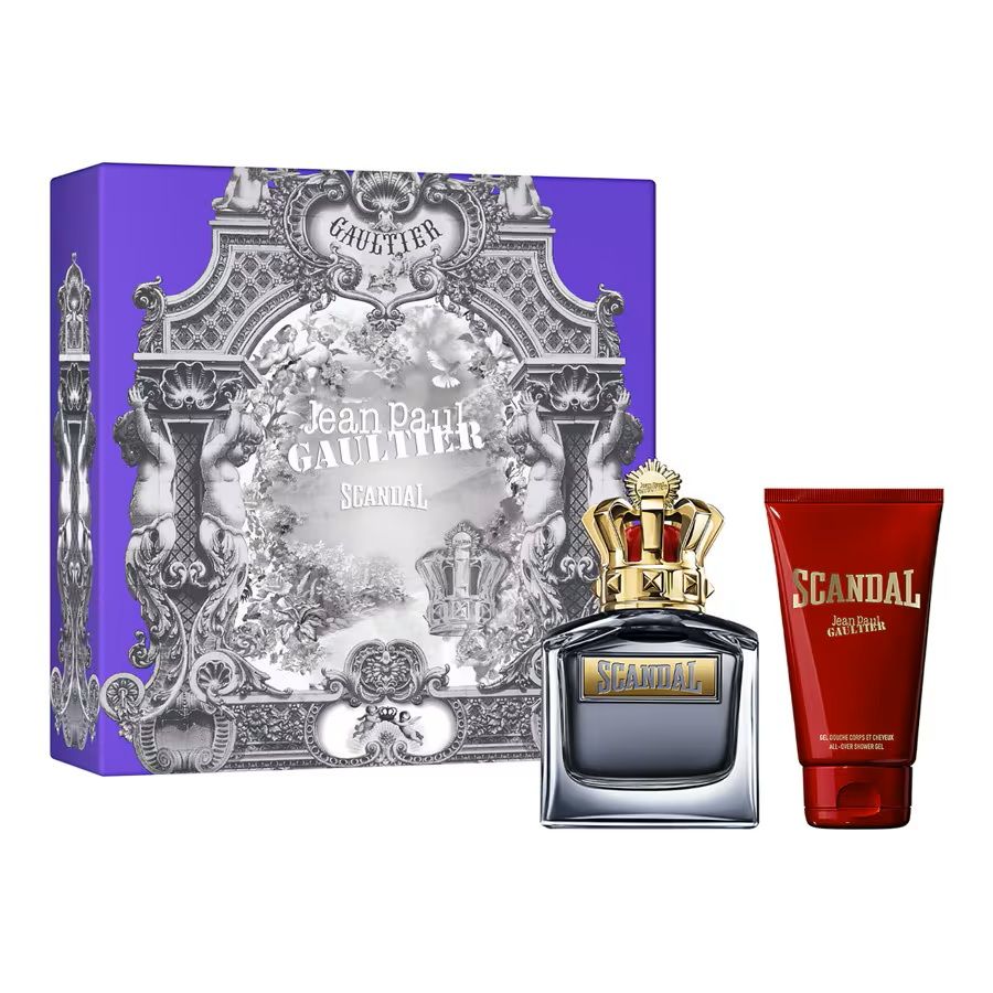 JPG Scandal Pour Homme Set (Apa de toaleta 100ml + Apa de parfum 10ml + Gel de dus 75ml)