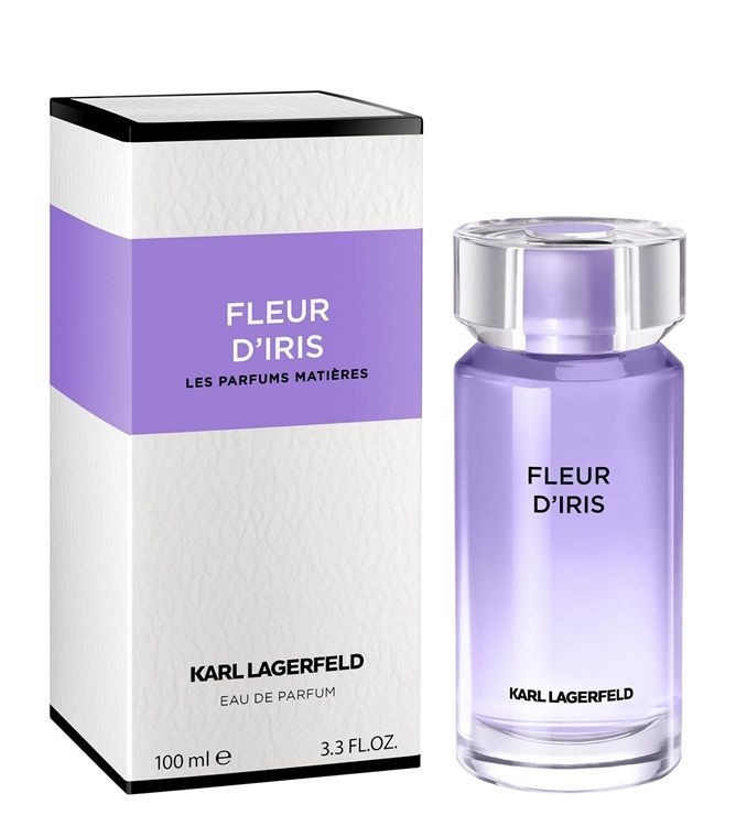 Karl Lagerfeld Fleur D'Iris apa de parfum pentru femei 100ml ambalaj