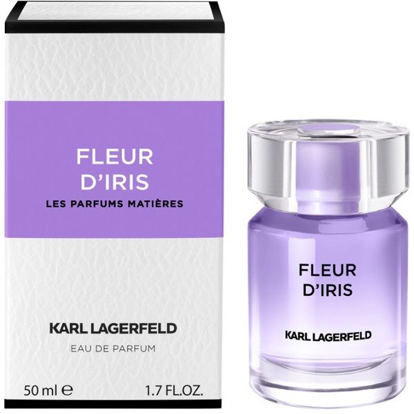 Karl Lagerfeld Fleur D'Iris apa de parfum pentru femei 50ml ambalaj