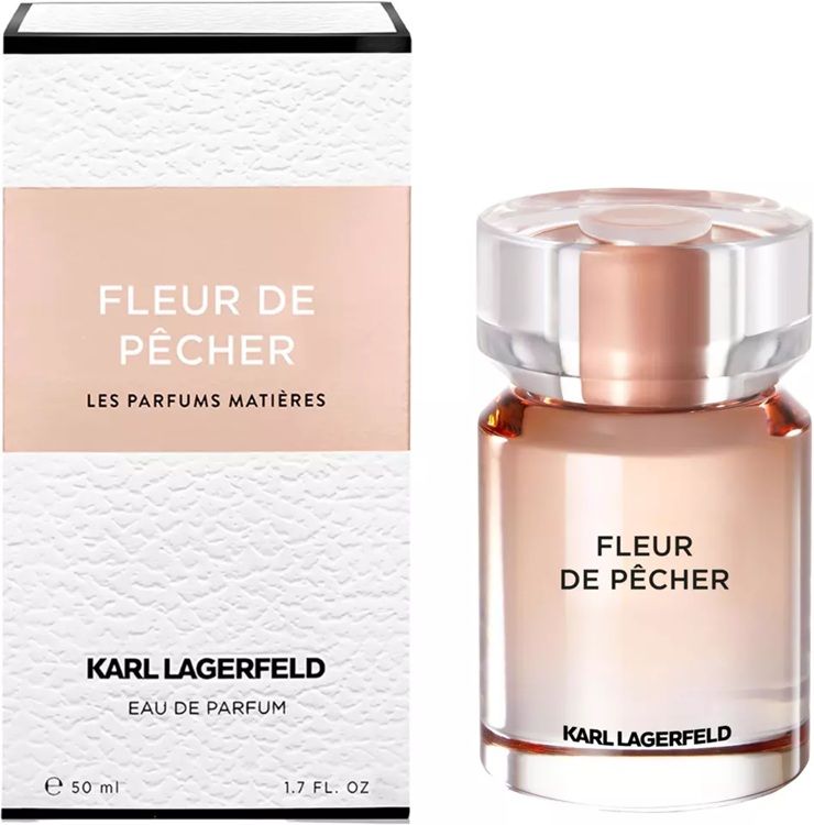 Karl Lagerfeld Fleur De Pecher Apa de parfum pentru femei 50ml ambalaj