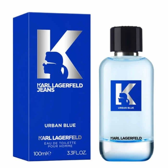 Karl Lagerfeld Jeans Urban Blue Apa de toaleta pentru barbati 100ml ambalaj