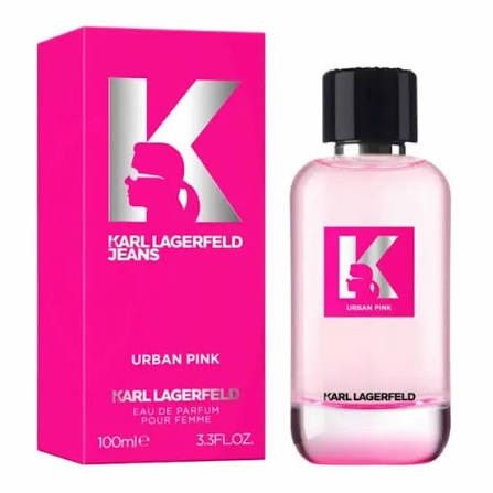 Karl Lagerfeld Jeans Urban Pink Apa de parfum pentru femei 100ml ambalaj