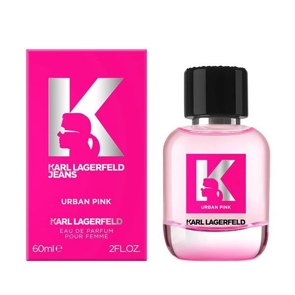 Karl Lagerfeld Jeans Urban Pink Apa de parfum pentru femei 60ml ambalaj