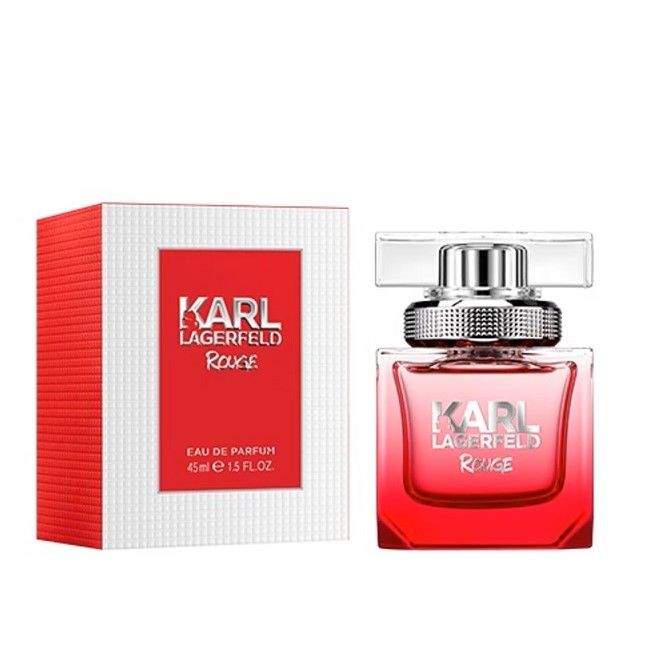 Karl Lagerfeld Rouge Apa de parfum pentru femei 45ml ambalaj