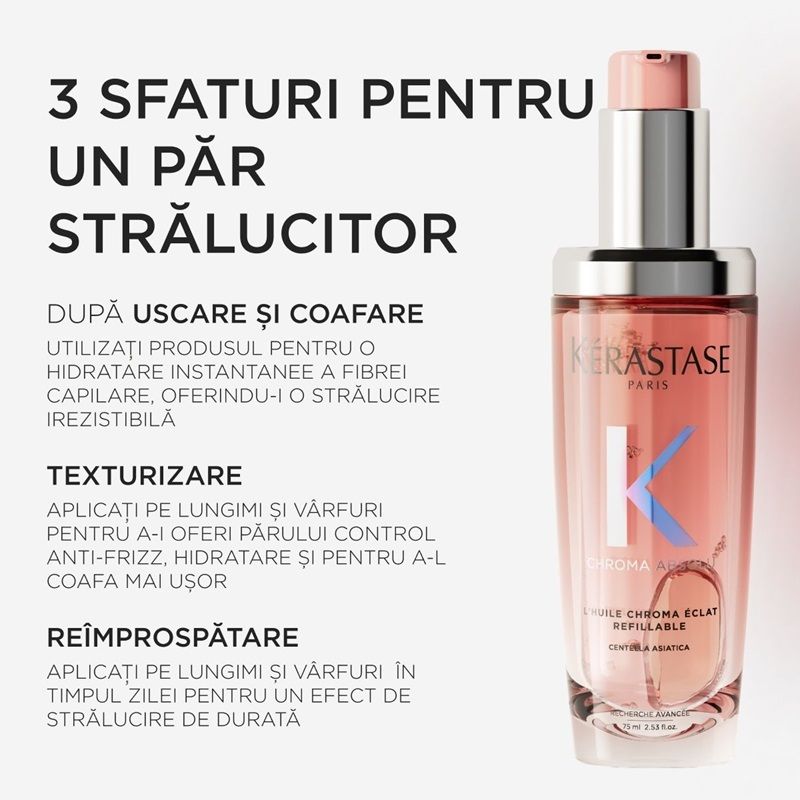 Kerastase Chroma Absolu L'Huile Chroma Eclat utilizare