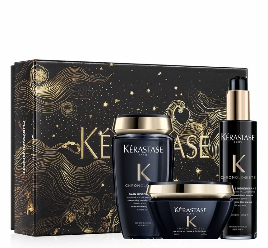 Kerastase Chronologiste Set Ingrijire Anti-ageing (Sampon 250ml + Masca 200ml + Thermique 150ml) 
