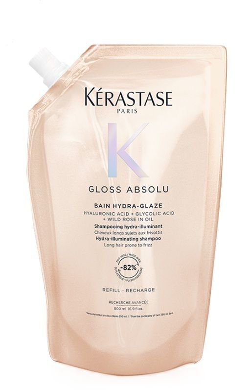 Kerastase Gloss Absolu Bain Hydra-Glaze Rezerva Sampon stralucire pentru Par Lung 500ml