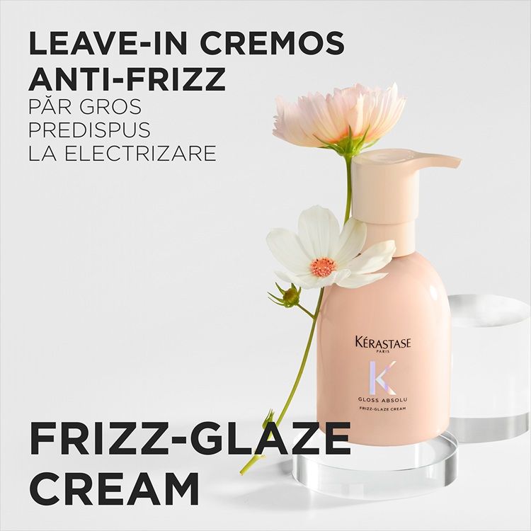 Kerastase Gloss Absolu Frizz Glaze Cream Crema leave-in anti-electrizare indicatii utilizare