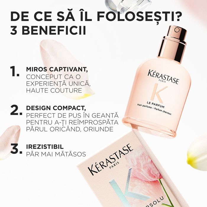 Kerastase Gloss Absolu Hair Mist Le Parfum beneficii parfum par