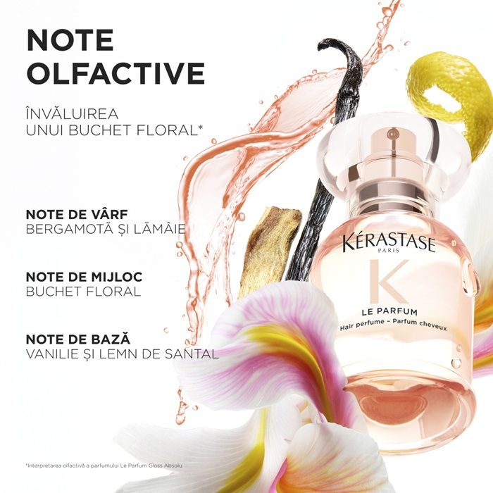 Kerastase Gloss Absolu Hair Mist Le Parfum note olfactive