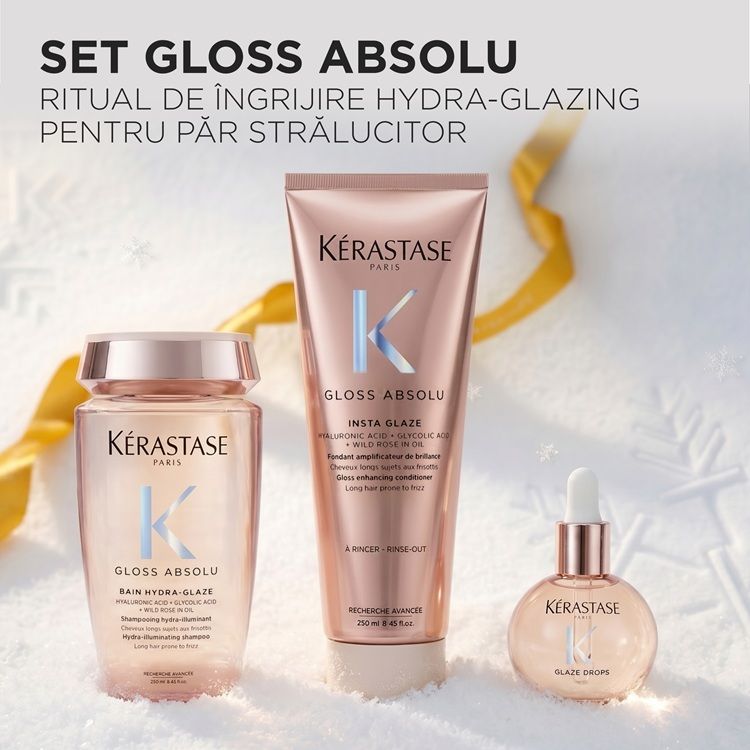 Kerastase Gloss Absolu Set Par Lung predispus la electrizare