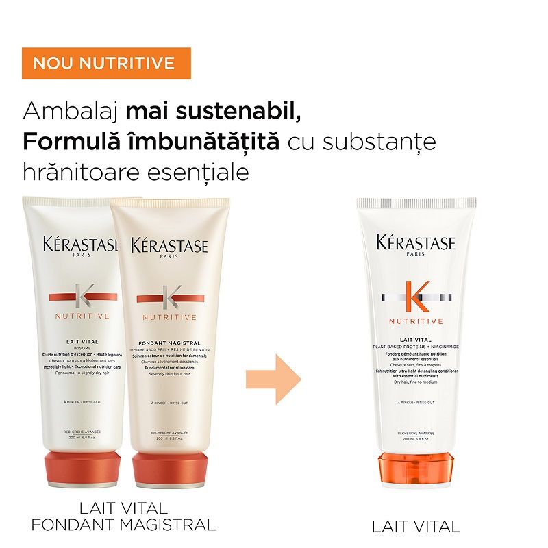 Kerastase Nutritive Lait Vital Balsam pentru Par Uscat, fin/normal 200ml