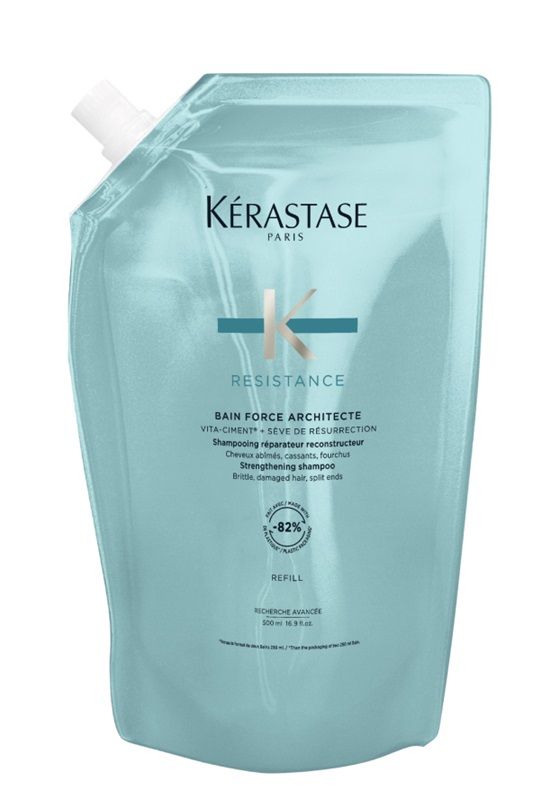 Kerastase Resistance Bain Force Architecte Rezerva Sampon Par Deteriorat 500ml
