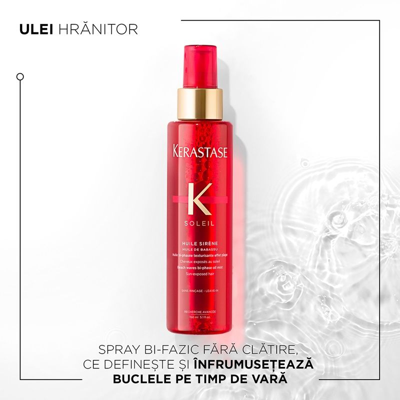 Kerastase Soleil Huile Sirene Ulei bifazic Par expus la soare 150ml