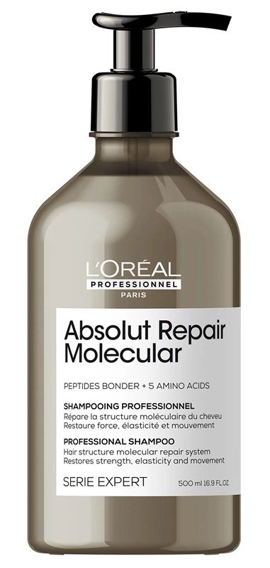 L’Oréal Professionnel Serie Expert Absolut Repair Molecular Sampon Reparator pentru par deteriorat 500ml 