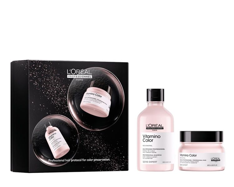 L’Oréal Professionnel Serie Expert Vitamino Color Set (Sampon 300ml + Masca 250ml)