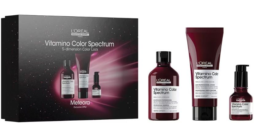 L’Oréal Professionnel Serie Expert Vitamino Color Spectrum Set (Sampon 300ml + Balsam 200ml +  Ser 50ml)