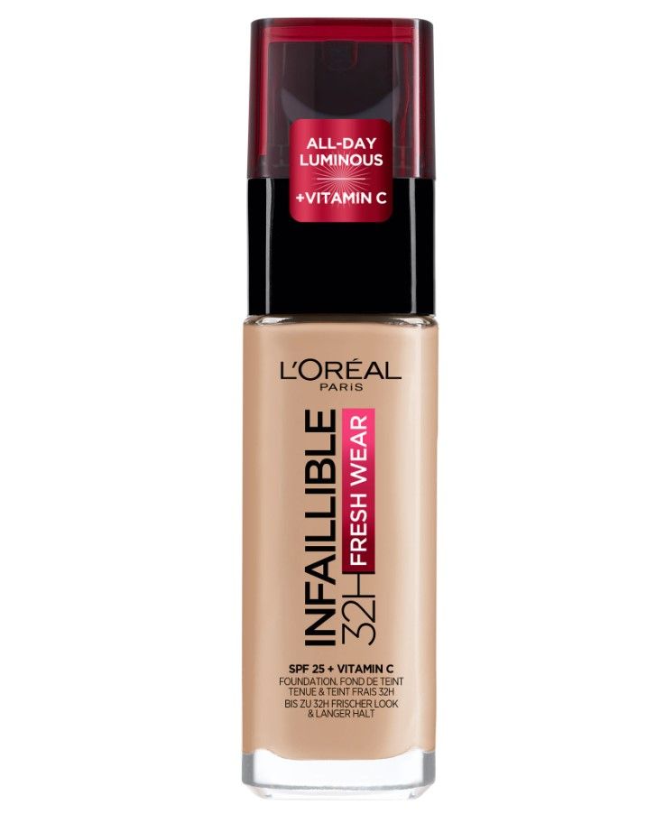L’Oreal Fond de Ten Infaillible 24H Fresh Wear 125 Natural Rose 30ml