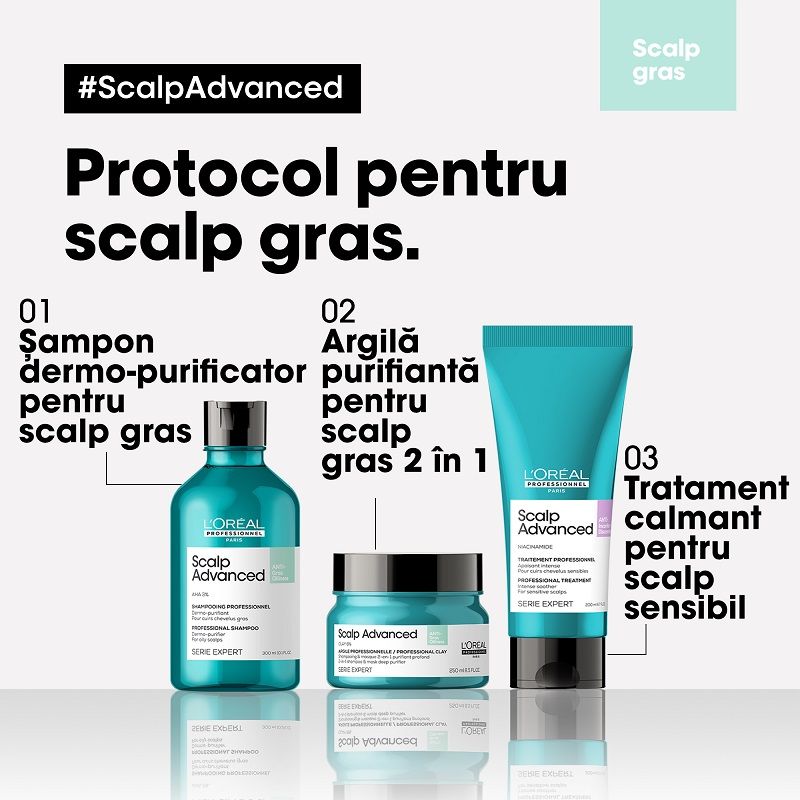 L'Oreal Professionnel Serie Expert Scalp Advanced rutina Scalp gras