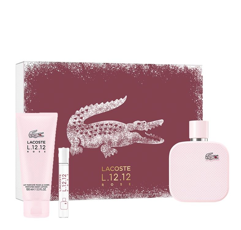 Lacoste L.12.12 Rose Set (Apa de parfum 50ml + Lotiune de corp 100ml)