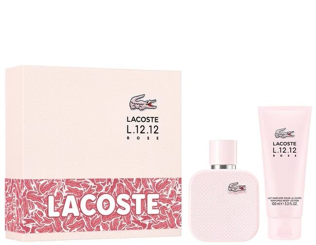 Lacoste L.12.12 Rose Set (Apa de parfum 50ml + Lotiune de corp 100ml)