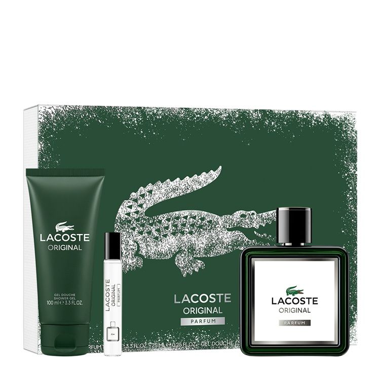 Lacoste Original Parfum Set (Apa de parfum 100ml + Apa de parfum 7.5ml + Gel de dus 100ml)