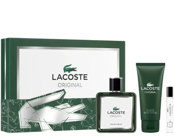 Lacoste Original Set (Apa de parfum 100ml + Apa de parfum 7.5ml + Gel de dus 100ml)