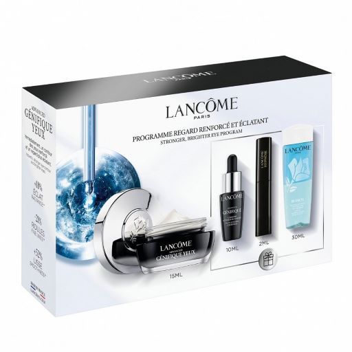Lancome Genifique Set (Crema Ochi Genifique 15ml + Ser 10ml + Mascara Hypnose 2ml + Demachiant Bi-facil 30ml)