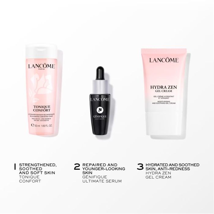 Lancome Hydra Zen Tube Set (Crema-gel 30ml + Lotiune tonica 50ml + Ser 10ml)