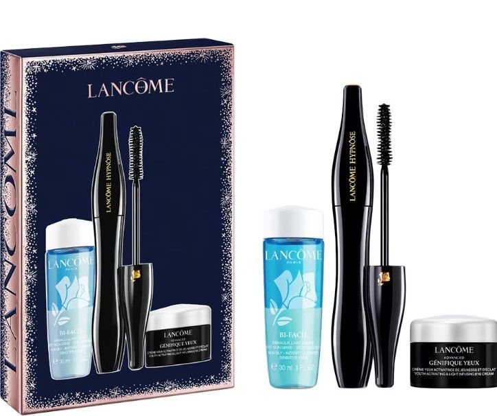 Lancome Hypnose Set (Mascara Hypnose 6.5ml + Demachiant Bifacil 30ml + Crema Ochi Genifique 5ml)