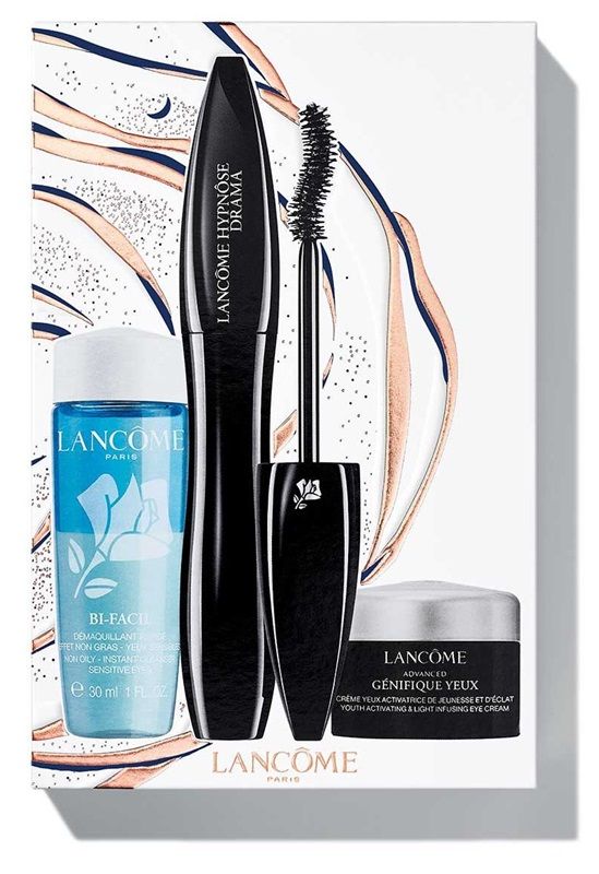 Lancome Hypnose Set (Mascara Hypnose Drama 6.5ml + Demachiant Bifacil 30ml + Crema Ochi Genifique 5ml)