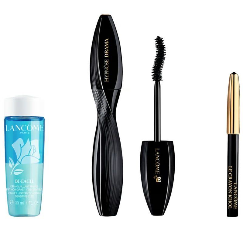 Lancome Hypnose Set (Mascara Hypnose Drama Excessive Black 8ml + Demachiant Bifacil 30ml + Creion Ochi Khol Black 0.7g)