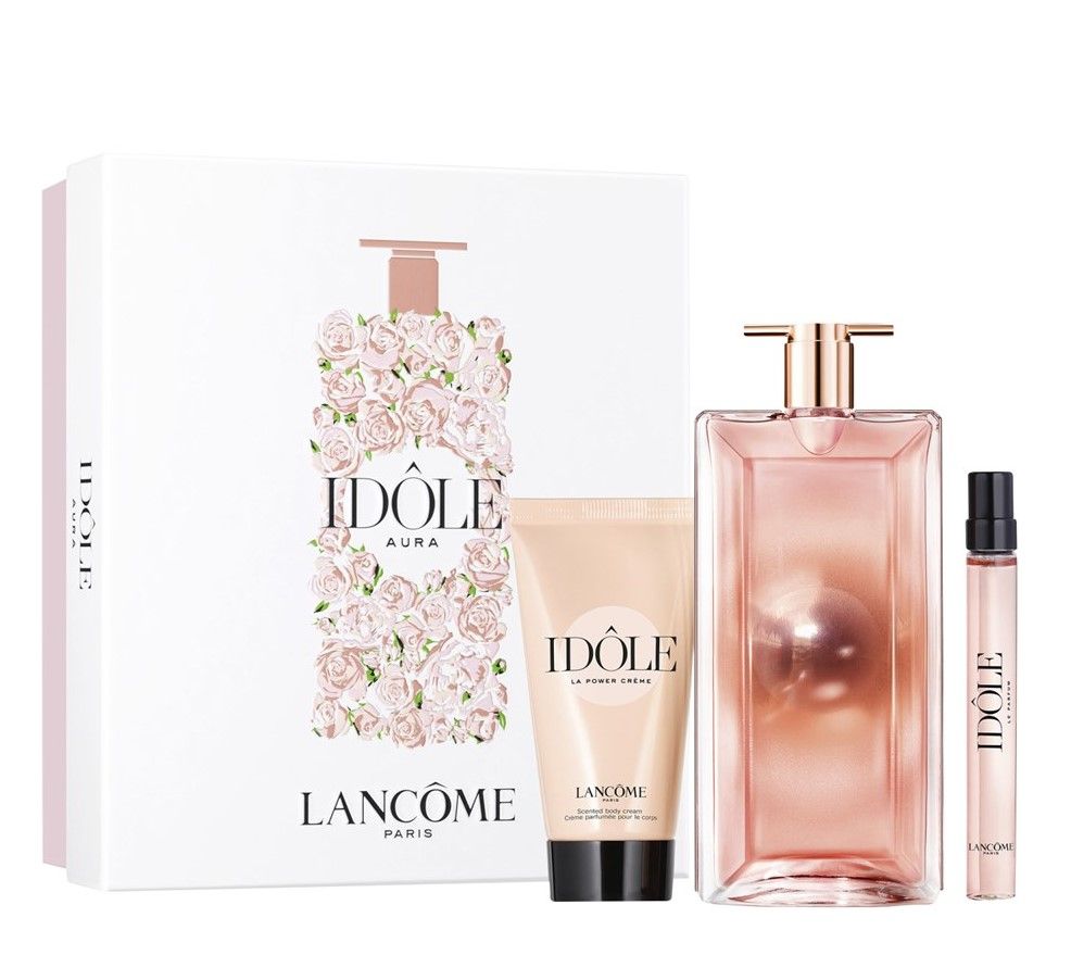 Lancome Idole Aura Set (Apa de parfum 50ml + Apa de parfum 10ml + Lotiune de corp 50ml)