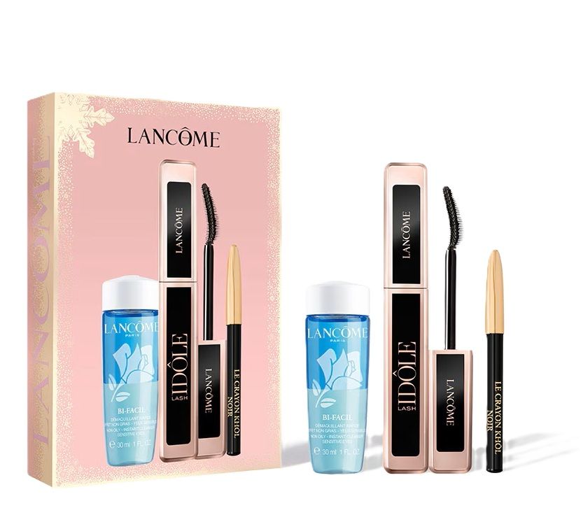 Lancome Idole Set (Mascara Idole 8ml + Demachiant Bifacil 30ml + Creion Ochi Khol Black 0.7g)