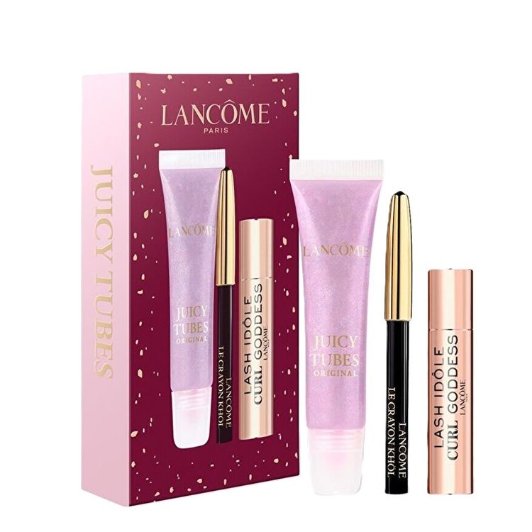 Lancome Juicy Tubes Set (Luciu de buze 15ml + Mini Creion ochi + Mini mascara)
