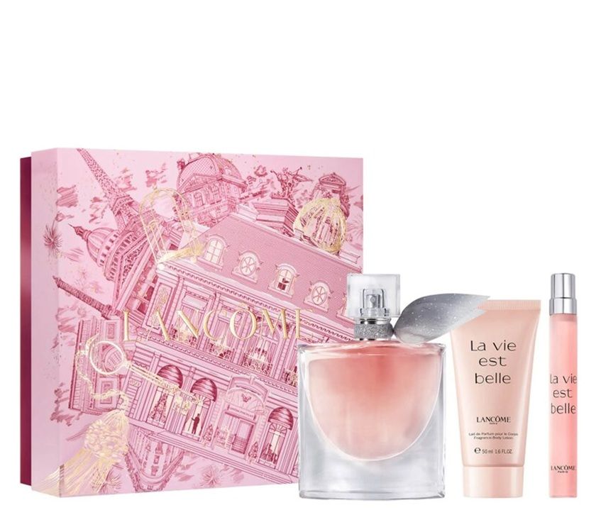 Lancome La Vie Est Belle Set (Apa de parfum 50ml + Apa de parfum 10ml + Lotiune de corp 50ml)
