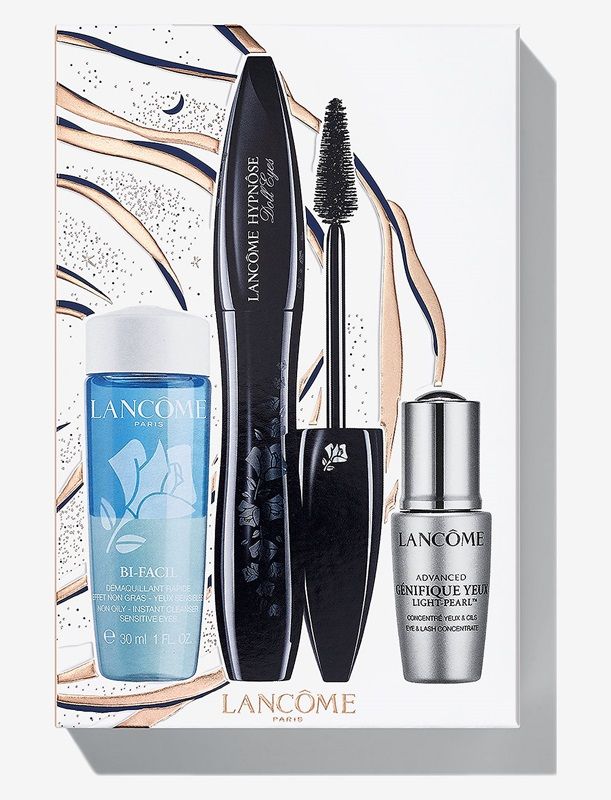 Lancome Set (Mascara Hypnose Doll Eyes 6.5ml + Ser ochi Genifique Yeux Light Pearl 5ml + Demachiant Bifacil 30ml)